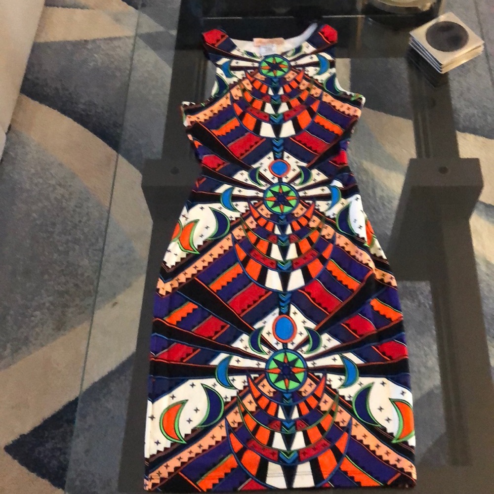 Mara Hoffman Dress. Never worn. Multi color